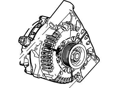 2006 Ford Five Hundred Alternator - 5F9Z-10346-AA