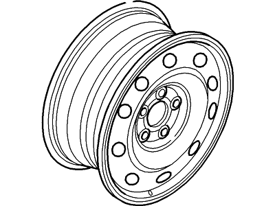 2019 Ford Taurus Spare Wheel - 8A5Z-1007-D