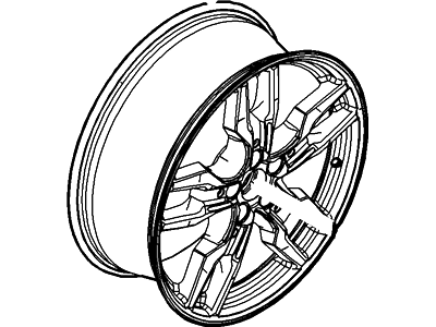 Ford BT4Z-1007-DCP Wheel Assembly