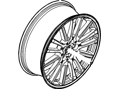 Ford BA1Z-1007-B Wheel Assembly