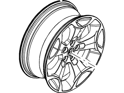 Ford BG1Z-1007-E Wheel Assembly