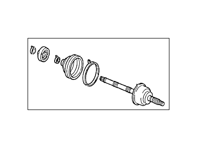 Mercury Tracer Axle Shaft - F7CZ-3B414-AA