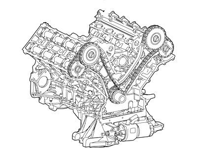 4W4Z-6006-BARM Ford Service Engine Assembly Illustration 1 of 1