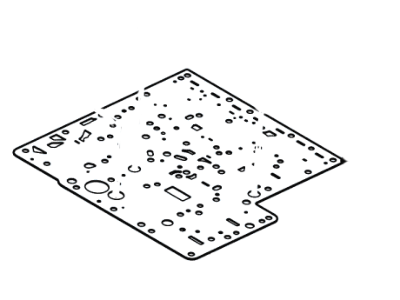 Ford FC3Z-7Z490-C Plate And Gasket Assembly