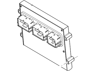 Ford 7L7Z-12A650-LC Module - Engine Control - EEC V