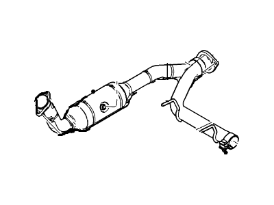 Ford 5L1Z-5E212-FB Catalytic Converter Assembly