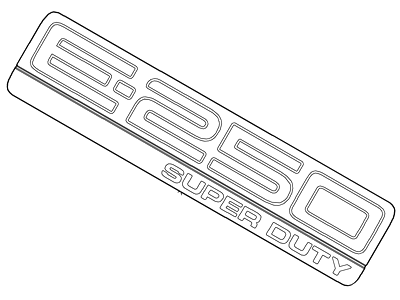 Ford 9C2Z-1542528-B Nameplate