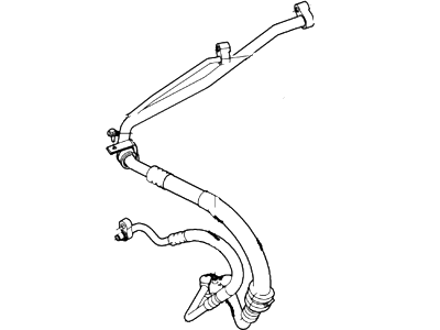 Lincoln Zephyr A/C Hose - 6E5Z-19D734-AA