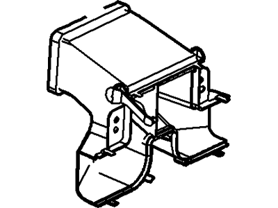 Ford 2C5Z-18633-AA Duct Assy - Foot Room Air