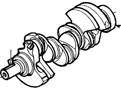 Lincoln Mark VII Crankshaft - E8TZ6303AA