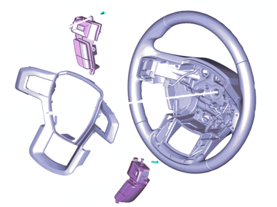 Ford GL3Z-3600-EA Steering Wheel Assembly