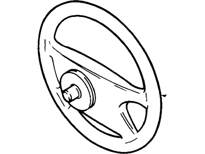 1998 Ford Contour Steering Wheel - F8RZ3600KAA