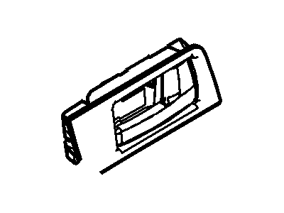 Ford Focus Door Handle - 8S4Z-5421819-A