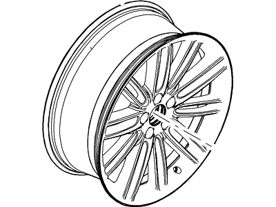 2015 Lincoln MKT Spare Wheel - DE9Z-1007-C