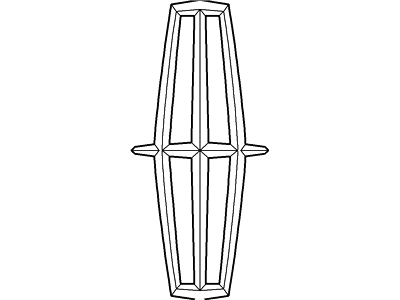 Lincoln Zephyr Emblem - 6H6Z-5442528-A