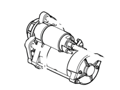 Ford HU2Z-11V002-ABRM Starter Motor Assembly