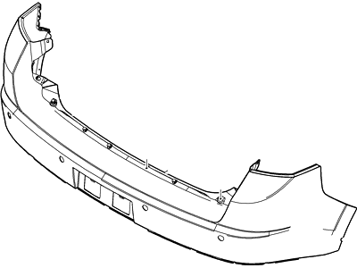 Ford 7A1Z-17K835-BPTM Extension - Bumper Bar - Side