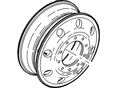 Ford 9C3Z-1007-D Wheel Assembly