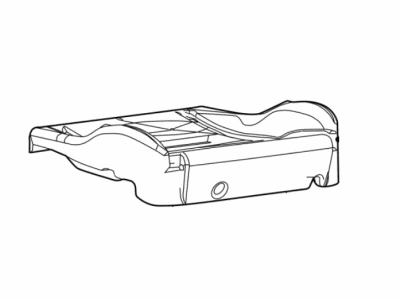 2002 Ford Thunderbird Seat Cushion - 1W6Z-76632A22-AA