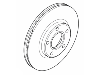 Ford Transit Connect Brake Disc - AU2Z-1V125-B