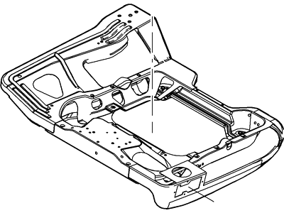 Ford 8W7Z-5463101-B Frame And Spring - Front Seat Cushion