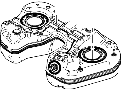2008 Mercury Sable Fuel Tank - 8G1Z-9002-B