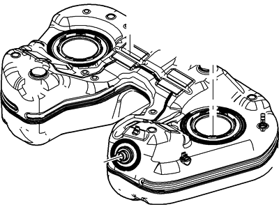 Ford 8G1Z-9002-D Fuel Tank Assembly