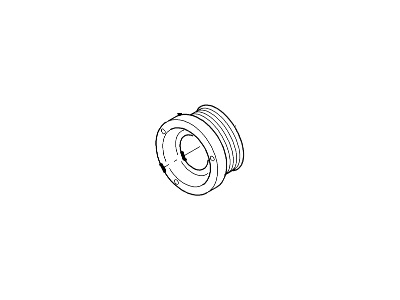 Ford YW4Z-19D784-AA Pulley - Compressor