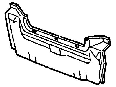 Ford F4BZ6140320A Panel Back