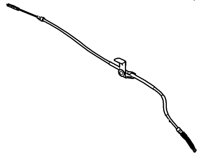 Ford E-350/E-350 Super Duty Parking Brake Cable - 7C2Z-2A635-B