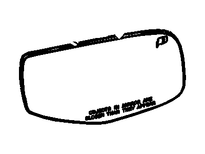 Ford Taurus X Car Mirror - 8A4Z-17K707-B