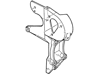 1996 Ford E-250 Alternator Bracket - F4TZ-19E708-AA