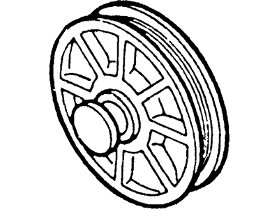 Ford D8TZ-3A733-A Pulley - Power Steering