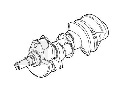 Ford Crankshaft - 1W7Z-6303-CA