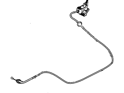 Ford 5L1Z-16916-AAH Cable Assembly - Hood Control