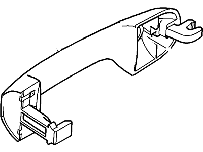 2011 Ford Transit Connect Door Handle - 9T1Z-6122404-AA