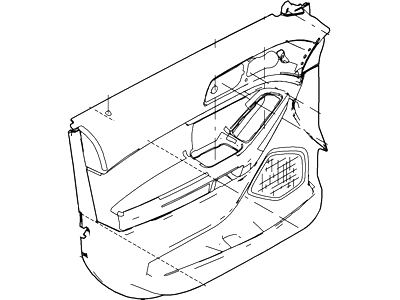 Ford DB5Z-7823942-AA Panel - Door Trim