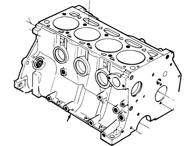 Ford E63Z-6010-B Block Assembly Cylinder