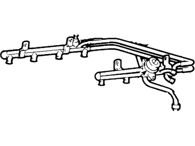 Ford YC2Z-9F792-AC Fuel Supply Manifold Assembly