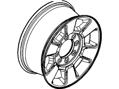 2016 Ford F-550 Super Duty Spare Wheel - DC3Z-1007-C