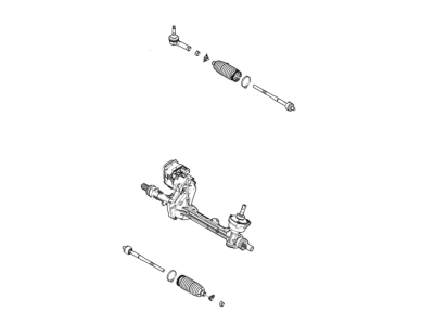 Ford FB5Z-3504-BARM REMAN GEAR ASY - STEERING