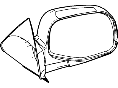Ford 4L5Z-17682-BAA Mirror Assembly - Rear View Outer