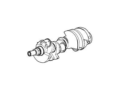 Ford F-450 Super Duty Crankshaft - AL3Z-6303-A