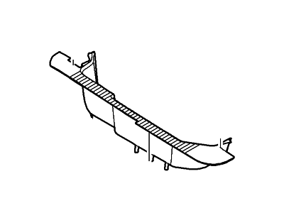 Genuine Ford Sill Plate 4C2Z-1513209-AAA 