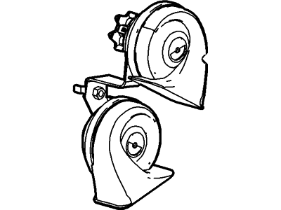 Ford 3M5Z-13832-AA Horn Assembly