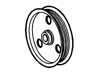 Ford F7TZ-3A733-AA Pulley - Power Steering