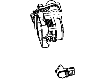 Ford AA5Z-9E926-A Throttle Body And Motor Assembly