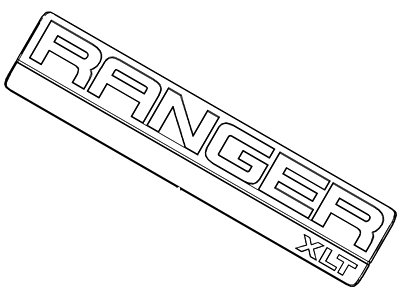 2009 Ford Ranger Emblem - 6L5Z-9942528-A