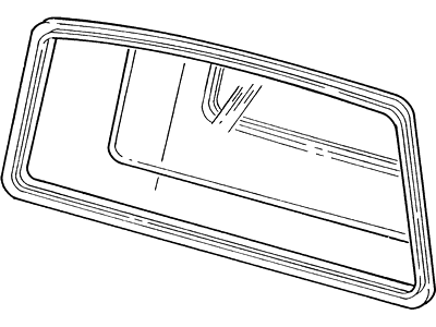 Ford F2TZ-1542084-A Weatherstrip - Back Window