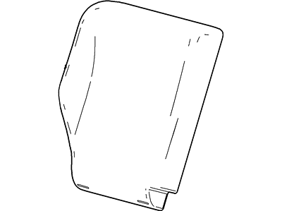 Ford 6L8Z-7866600-AAB Rear Seat Back Cover Assembly